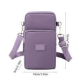 thumbnail image 7 of Small Crossbody Bags for Women Mini Cell Phone Purses Handbag Shoulder Bag Light Purple Clearance!, 7 of 7