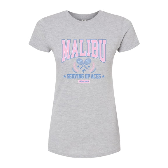 Barbie - Malibu Varsity - Juniors Fitted Graphic T-Shirt