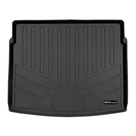 SMARTLINER Custom Fit All Weather Black Cargo Trunk Liner Mat Compatible With 2021-2025 Ford Bronco Sport (Cargo Only Fits with Compact Spare Tire)