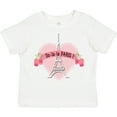 thumbnail image 3 of Inktastic Paris Oo-la-la with Eiffel Tower and Flowers in Pink Heart Boys or Girls Toddler T-Shirt, 3 of 5