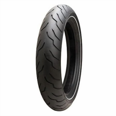 Dunlop American Elite Front Motorcycle Tire MT90B-16 (72H) Narrow White Wall for Indian Chief 2000-2003