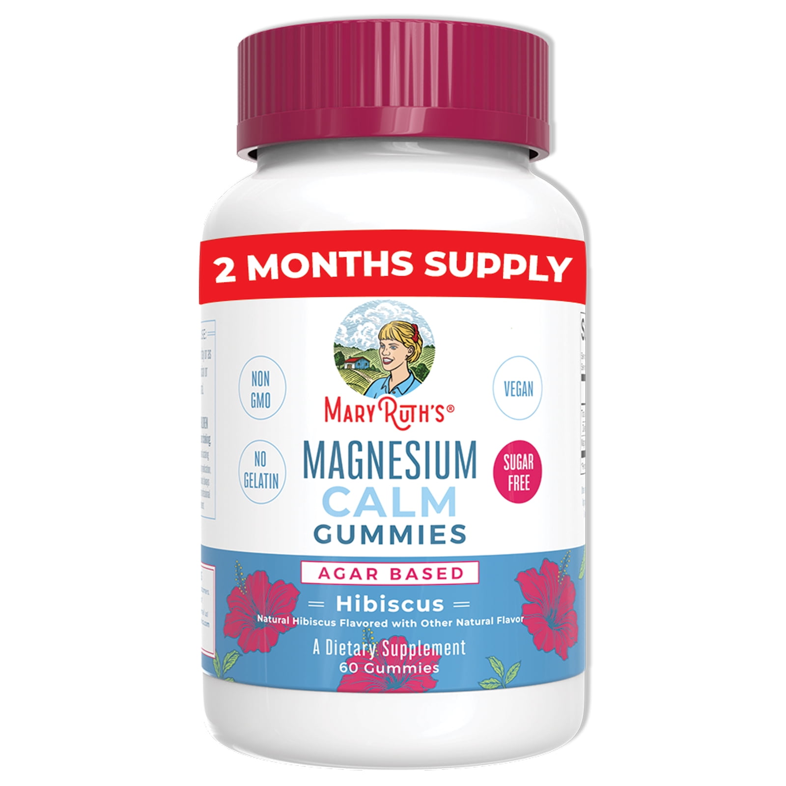 Magnesium Citrate Gummies by MaryRuth's 2 Month Supply Sugar Free