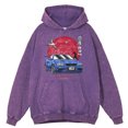 thumbnail image 5 of Sudadera con capucha retro desgastada con inicial de coche de carreras japonés GTR R34 para hombre, sudadera informal de moda, sudadera holgada 100 % algodón, sudadera de gran tamaño, 5 of 5