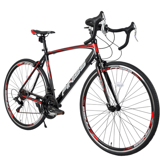 Fooing Aluminum Road Bike 700c 21-Speed Drivetrain Extra Large Aluminum Frame