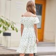 thumbnail image 4 of TAIAOJING Girls Boho Flower Dress Children Dress Summer Suspender Floral Flanged Small Fresh Frilly Beach Dress Fashion Cute Sundress 9-10 Years, 4 of 4