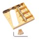 thumbnail image 1 of Eigraketly Reemplazo del puente del sillín de la guitarra eléctrica, accesorios de reparación de componentes modificados, pieza trasera rígida fija, Accesorios para instrumentos musicales Eigraketly OD025928-00, 1 of 6
