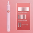 thumbnail image 3 of Tenwin Electric Eraser Rechargeable Pencil Erasers With 20pcs Eraser Refills One-button Control Chri, 3 of 5
