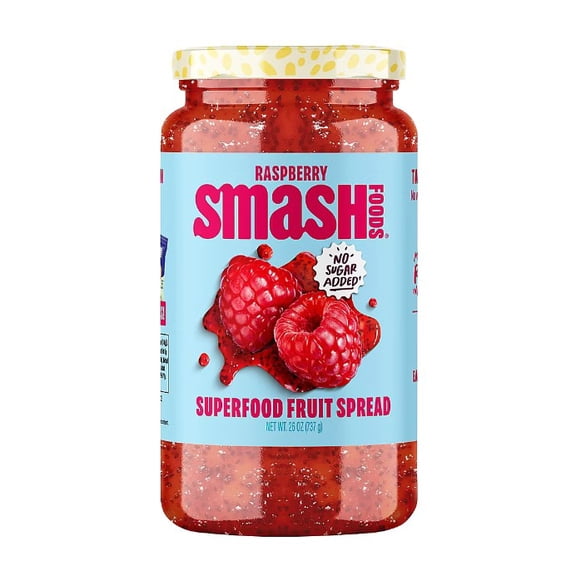 Smash Foods Raspberry Superfood Fruit Spread, 26 oz.