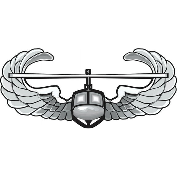 3.8 Inch Army Air Assault Wings Vinyl Transfer Decal