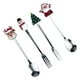thumbnail image 4 of Juego de tenedor, cuchara y café navideño de 4 piezas, cucharas y tenedores de degustación, vajilla para el Día de San Valentín, cubiertos para azúcar, 4 of 7