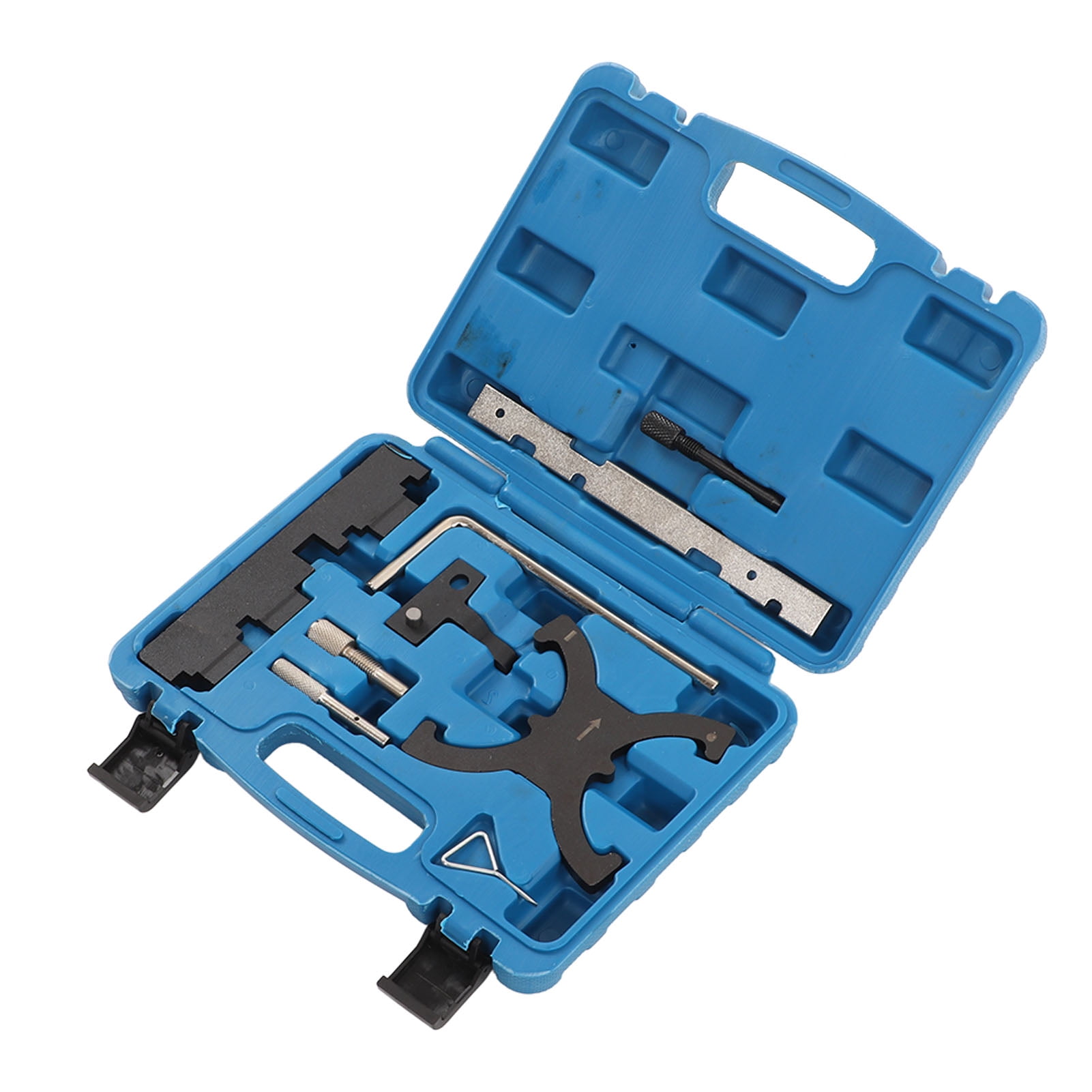 Camshaft Locking Tool Set, Sturdy Camshaft Alignment Tool Heavy Duty Steel 9PCS With Storage Box