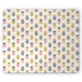 thumbnail image 1 of Abstract Mouse Pad, Ornamental Geometric Triangles Pattern on Pineapples with Polka Dotted Background, Rectangle Non-Slip Rubber Mousepad, Multicolor, by Ambesonne, 1 of 2