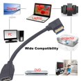 thumbnail image 4 of HUGFEGWE 5.9 Inch DisplayPort 8K Extension Cable, 90 Degree Down Angle DP 1.4 Version Male to DP 1.4 Version Female Adapter Extender Cable, Support 8K@60Hz & 4K@ 144Hz CJ25311-4228, 4 of 4