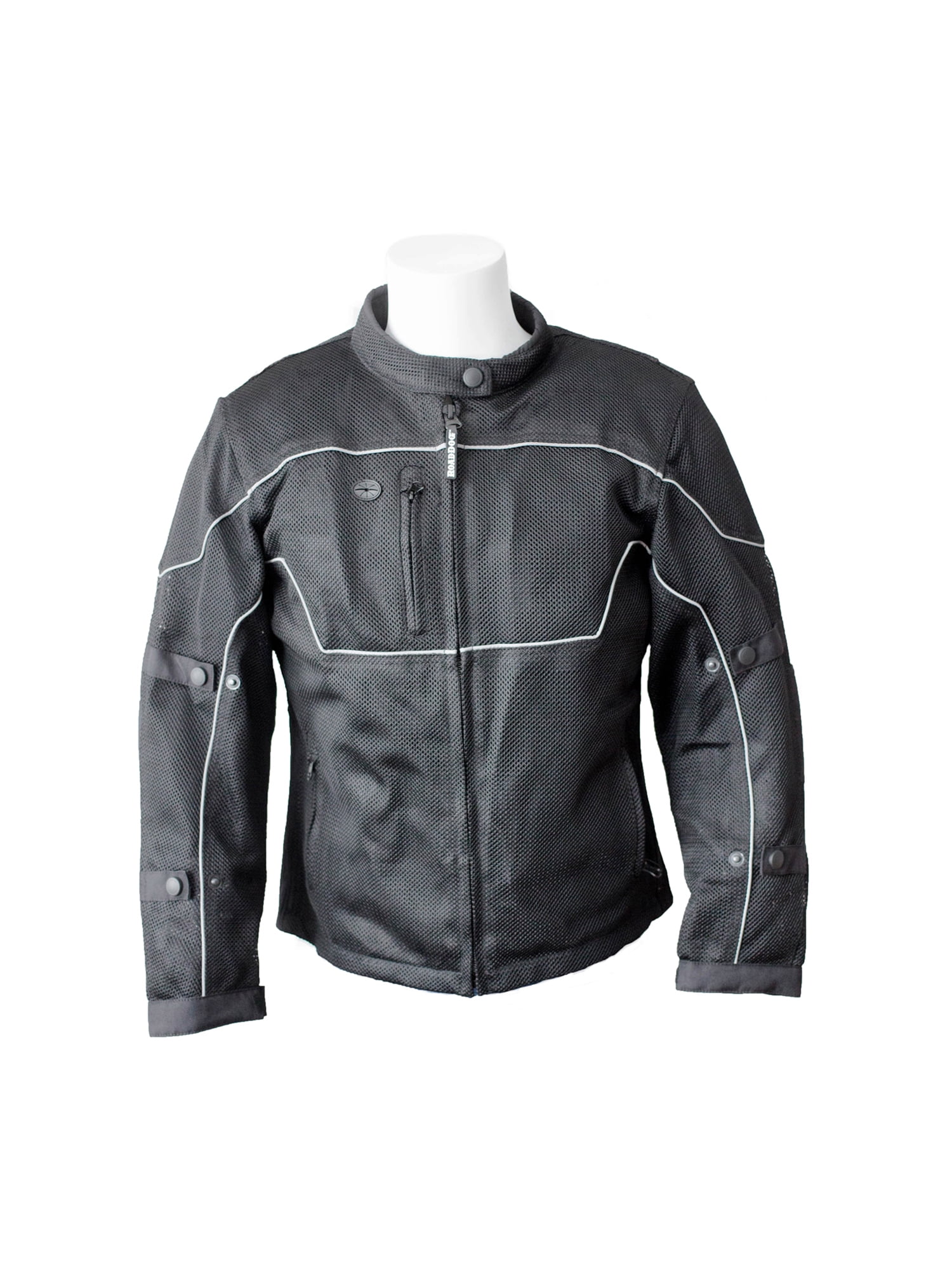 RoadDog Hurricane Mesh Motorcycle Riding Jacket Black Women's Large