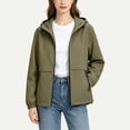 thumbnail image 2 of Vmvidoty Raincoats for Women Sun Protection Lightweight Rain Jackets Waterproof Windbreaker Packable Hooded Jacket for Traveling, 2 of 8