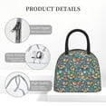 thumbnail image 4 of Rocae Foxes and Birds in Forest for Leakproof Lunch Box for Adults, Wide Opening Lunch Tote Bag, Reusable Lunch Cooler Bag, 4 of 6