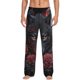 thumbnail image 1 of Fotbe Rose Full Moon Black Wolf Pantalones de Pijama para Hombre, Pantalones de Dormir, Pantalones de Casa con Cintura Ajustable y Bolsillos-Large, 1 of 6