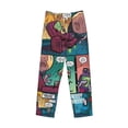 thumbnail image 4 of Comedy Invader Zim Men's Pajama Pants With Pockets Lounge Fashion Cozy Daily Sleep Pants Sleepwear, 4 of 8