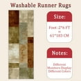 thumbnail image 6 of Hallway Runner Rug 2'x6' Washable Area Rugs Non Slip Laundry Rug Runner Floor Carpet Runners for Hallways Entryway Laundry Room Kitchen, 6 of 11