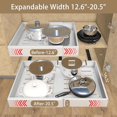 2 Pack Pull Out Organizer, Expandable(12.6"20.5") Pull Out