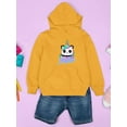 thumbnail image 3 of Cute Unicorn Panda Hoodie Juniors -Image by Shutterstock,  x-Large, 3 of 4