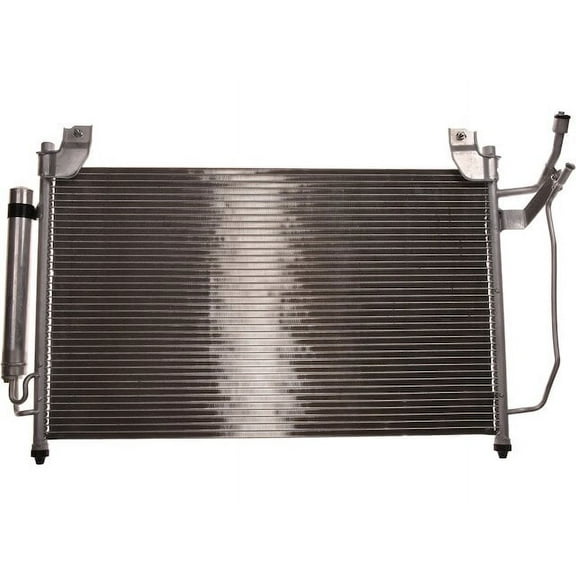 A/C Condenser and Receiver Drier Assembly - Compatible with 2007 - 2012 Mazda CX-7 2008 2009 2010 2011