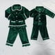 thumbnail image 2 of Pijamas navideños familiares a juego, pijamas de terciopelo verde para bebés, niñas, niños, madres y niños de 6 a 12 años, mujeres adultas, 2022, 2 of 4