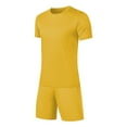 thumbnail image 6 of yillto Men's Short Sleeve Tracksuit Summer T Shirt and Shorts with Pockets Sweatsuit Set 2 Piece, 6 of 6