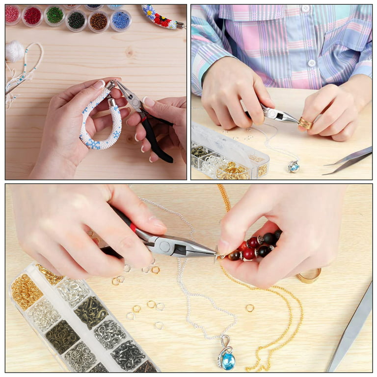 974pcs Jewelry Making Supplies Kit, TSV Open Jump Ring, and