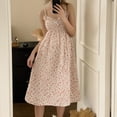 thumbnail image 2 of Yuncity Women's Nightgown Summer Cotton Nightdress Mid-Length Cute Cartoon Pajamas With Chest Pads Pjs Sleepwear Soft M-Xxl, 2 of 8