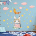 thumbnail image 1 of Cartoon Rabbit Cloud Star Pattern PVC Wall Sticker Home Kids Room Bedroom Decor P485, 1 of 5