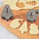 thumbnail image 3 of Galletas Navideñas Papá Noel Árbol De Navidad Tres Galletas Laminadas Set Para Hornear Galletas, 3 of 8