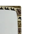 thumbnail image 3 of Ambesonne Savannah Fitted Sheet, Ethnic Stripes Animals, Full Size, Black and Brown, 3 of 3