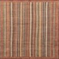 thumbnail image 1 of Ahgly Company Indoor Square Abstract Light Copper Gold Area Rugs, 6' Square, 1 of 2