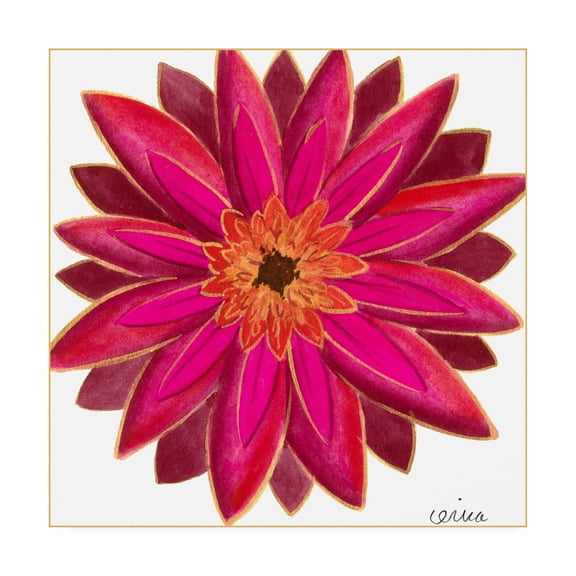 Trademark Fine Art 'Bright Blossoms III Childrens Art' Canvas Art by June Erica Vess