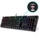 thumbnail image 1 of Teclado mecánico para juegos con cable retroiluminado con LED RGB, teclado mecánico para juegos 104 para jugadores de PC y trabajo Adepaton 2033359-5, 1 of 9