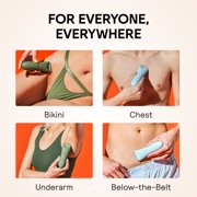 Meridian Plus Trimmer Enhanced Pubic & Body Shaver, Groin & Bikini Electric Shaver, Waterproof, for Men & Women, Sage