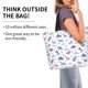 thumbnail image 2 of Balery Dinosaur Bolsa Tote Estilo Estético con Cremalleras, Bolsa de Hombro, Bolsa de Compras Grande y Plegable, 2 of 8