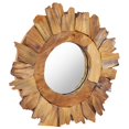 thumbnail image 2 of vidaXL Wall Mirror 40 cm Teak Round, 2 of 5
