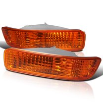 Spec-D Tuning Amber Lens Bumper Lights Compatible with 1992-1993 Acura Integra Rs Ls Gs