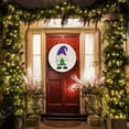 thumbnail image 6 of Farmhouse Wreath Replaceable Seasonal Gnome Goblin Welcome Card Porch Hanging Pendant, Christmas Household Pendant, 6 of 9