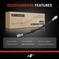 thumbnail image 6 of A-Premium Rear Driver or Passenger Brake Hydraulic Hose Compatible with Mazda Models - 2 2011 2012 2013 2014 1.5L - Replace# D65143810, 6 of 8