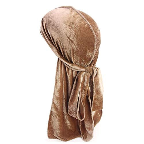 Velvet Durag Premium Men's Doo Rag Hats Silky Wave Cap Designer Style 23  COLORS 