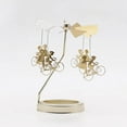 thumbnail image 4 of Dalazy Chandelier Rotatif en Métal Porte-Bougie Chauffe-Plat pour Cheminée Femmes Hommes, 4 of 9