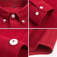 thumbnail image 3 of YFNNUP Men's Corduroy Shirt Solid Casual Button Down T-Shirts Long Sleeve Dress Shirts with Pocket, 3 of 8