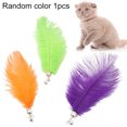 thumbnail image 2 of Cat Wand Refill Toy Interactive Faux Feather Cat Teaser Replacement Kitten Toy, 2 of 10