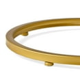 thumbnail image 4 of Noble House Specter Iron C-Shaped End Table with Tempered Glass, Gold and White, 4 of 10