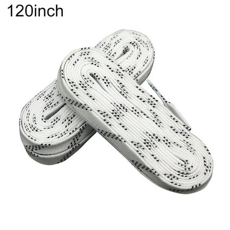 

YeccYuly Skate Laces 1 Pair 96/108/120 Inch Waxed Waterproof Shoe Laces for Ice Hockey Roller Skates