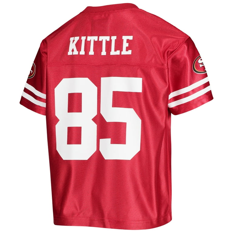 Youth George Kittle Scarlet San Francisco 49ers Replica Jersey Walmart