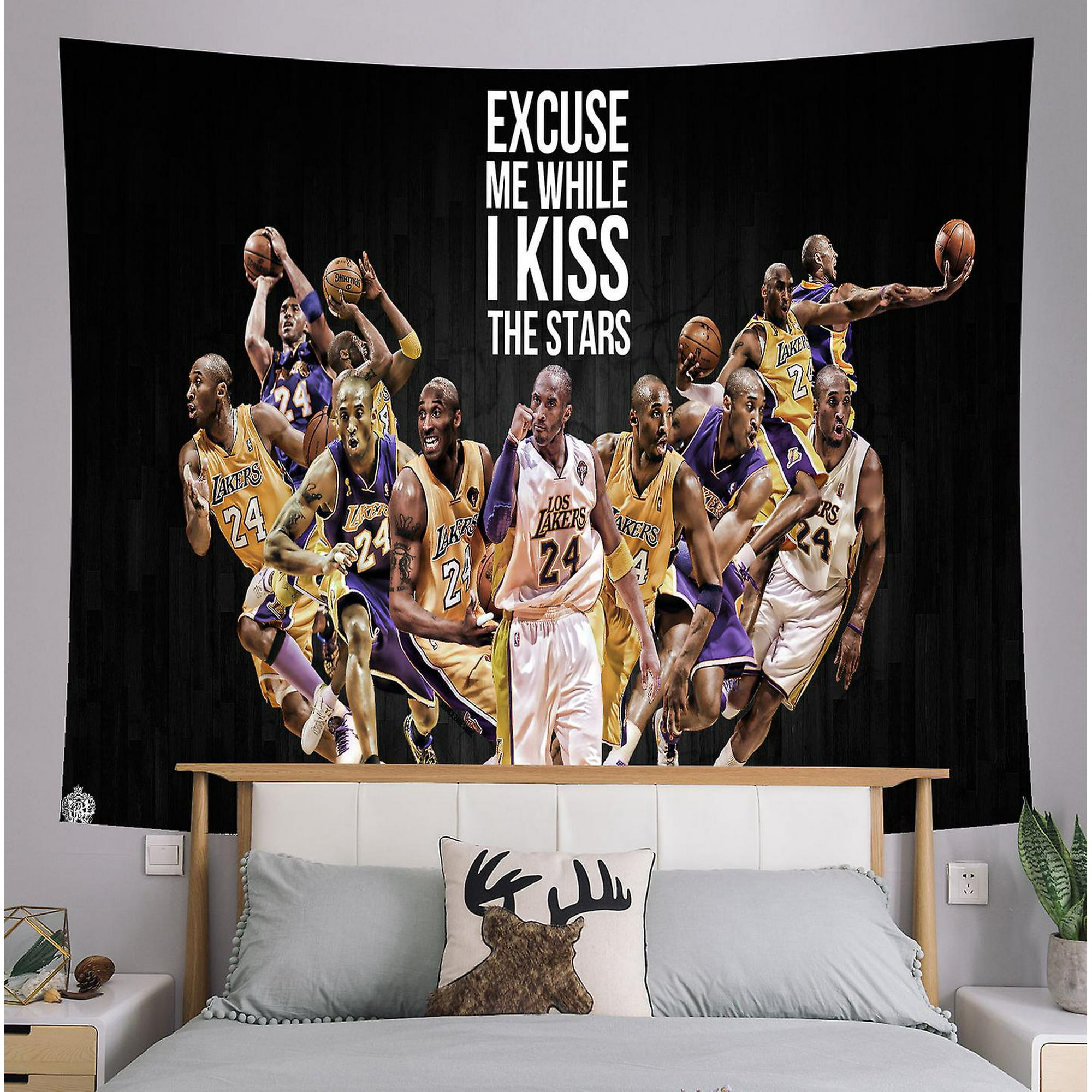Nba Kobe Bryant Poster Tapestry Wall Tapestry Home Decoration Bedroom Decoration style J Walmart